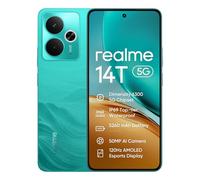 realme 14T 5G Telefono Movil,120Hz 6.67" AMOLED Pantalla,IP69 NFC,50 MP AI Cámara,8GB+256GB Smartphone,Procesador Dimensity 6300 5G,Batería 5260mAh,Dual SIM Android 15, Sin Cargador,Verde