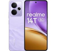 Versión global realme 14T Smartphone 5G MediaTek Dimensity 6300 Pantalla OLED de 6,67» Batería de Purple