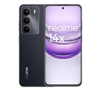 realme 14x 5G Smartphone 6+128 GB Smartphone, Procesador Dimensity 6300, Batería 5000mAh, Pantalla 6.67" HD+ a 120Hz, Dual SIM, Sin Cargador, Color Negro