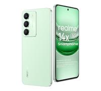 realme 14x 5G Smartphone, 6+128GB, Chipset Dimensity 6300 5G, Cámara 50MP Autofocus, Pantalla 120Hz IP64, 6,67 Pulgadas, Batería 5000mAh, NFC, Soporte Tarjeta Micro-SD, Verde