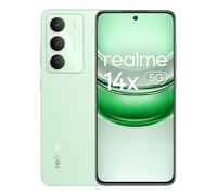 realme 14x 5G Smartphone 8+256GB, Display Eye Comfort 120Hz, Cámara nítida de 50MP, Batería de Larga duración 5000mAh, Resistencia a los Golpes de Nivel Militar, Octa-Core, Verde (sin Adaptador)