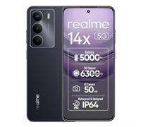 realme 14x Smartphone 5G 6+128GB Negro, 6,67 Pulgadas de Pantalla 120Hz Pantalla 5000mAh Batería, 50MP Cámara AI, MediaTek Dimensity 6300, Protection ArmorShell, IP64