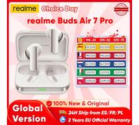 realme Buds Air 7 Pro AI Bluetooth Earphone 53dB 5000Hz Noise Cancellation BT 5.4 48 Hours Battery Life Hi-Res LHDC 5.0 IP55 New Metallic Grey