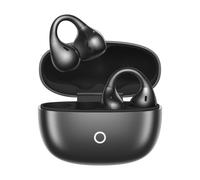 realme Buds Clip Auriculares Bluetooth con Clip, 36H de Autonomía, Reducción de Ruido de Llamadas IA, Traductor IA, IP55, Bluetooth 5.4, Conexión Doble Dispositivo, Deporte e Interior, Negro Titanio