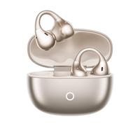 realme Buds Clip - Auriculares Bluetooth con clip, 36H de autonomía, reducción de ruido de llamadas IA, traductor IA, IP55, Bluetooth 5.4, conexión a dos dispositivos, para deporte y interior, Oro