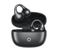 realme Buds Clip Wireless Earbuds, Open-Ear Bluetooth Earphones, 10.8 mm Dynamic Bass Driver, Bluetooth 5.4 with Mics, Up to 36 Hours Playback, IP55 Waterproof, Titanium Black
