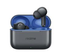realme Buds T200, Controlador dinámico de Graves de 12,4 mm, Cancelación Activa de Ruido de 32 dB, hasta 50 Horas de reproducción, Conexión de Dos Dispositivos 2.0, Black