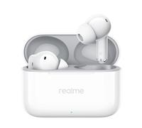 realme Buds T200, Controlador dinámico de Graves de 12,4 mm, Cancelación Activa de Ruido de 32 dB, hasta 50 Horas de reproducción, Conexión de Dos Dispositivos 2.0, White