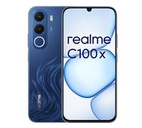 realme C100x Smartphone - 4+256 GB, Pantalla ultrafluida a 120 Hz, cámara de 50 MP, batería de 7500 mAh con Carga rápida de 45 W, Azul