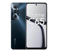 realme C65 Smartphone 6+128 Teléfono Móvil, Batería 5000mAh, Cámara de 50 MP con IA, 6.72" FHD+ 90Hz Pantalla, Helio G88, Doble SIM con NFC, Negro