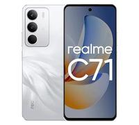 realme C71 4G Smartphone, Pantalla de 6,67" a 120Hz, Batería de 6000mAh, 6+128GB de Memoria Interna, Cámara de 50MP, Chipset Octa-Core T7250, Cisne Blanco, Sin Adaptador