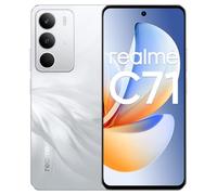 realme C71 Smartphone 6+128GB, Móvil 4G, Cámara de 50MP, Pantalla de 6,67" a 120Hz, Batería Espaciosa de 6000mAh, Resistencia a los Golpes de Nivel Militar, NFC, Cisne Blanco, Sin Adaptador