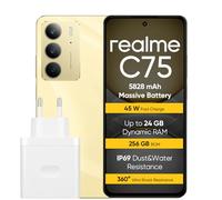 realme C75 Smartphone 8+256 GB, IP69, batería de 5828 mAh, Cristal ArmorShell 2, cámara supernítida de 50 MP, Carga rápida 45 W7, Dorado (sin Adaptador)