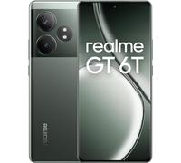 realme GT 6T 5G Smartphone,50MP LYT-600 Main Caméra,Snapdragon 7s Gen3 Processeur,120Hz 6.78’’ 6000nit Hyper Display,NFC,Dual Sim,12+256GB,Verde(Sin Cargador)