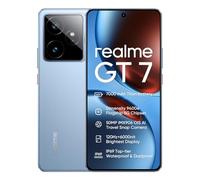 realme GT 7 5G Smartphone,Batería 7000mAh,Dimensity 9400 e,50 MP+50 MP,120Hz 6.78" Pantalla,12GB+512GB Telefono Movil,Dual SIM Android 15,NFC IP69, Sin Cargador,Azul
