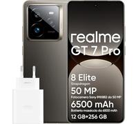 realme GT 7 Pro 5G Teléfonos móviles,12+256 GB, Procesador Snapdragon 8 Elite, 6.78" Pantalla RealWorld Eco², Cámara de instantáneas ultranítidas con IA, Android Smartphone
