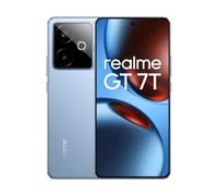 realme GT 7T 5G Smartphone,12+256GB, Batería de 7000 mAh,Carga de 120W,Procesador Dimensity 8400-MAX,IMX896 50MP Cámara,AI Planner,Pantalla Pro-Esports de 6000 nits120Hz,IP69,Azul, EU Version