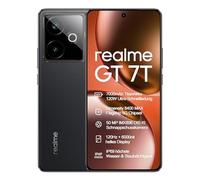 realme GT 7T 5G Smartphone,12+256GB, Batería de 7000 mAh,Carga de 120W,Procesador Dimensity 8400-MAX,IMX896 50MP Cámara,AI Planner,Pantalla Pro-Esports de 6000 nits120Hz,IP69,Negro, EU Version