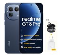 realme GT 8 Pro 5G Smartphone 16+512GB, Snapdragon 8 Elite 5, Cámara de Sensor Grande de 200MP+50MP IMX906, Batería de 7000mAh, Pantalla Ultra 6.78'' 144Hz,NFC, Charging 120W+50W Wireless,Azual