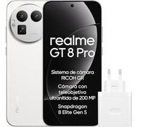 realme GT 8 Pro Smartphone de 16+512 GB, Snapdragon 8 Elite Gen 5, cámara de 200MP Ultra Clarity, Pantalla de 6.79" AMOLED QHD+ 144Hz, 7000mAh, 50W Wireless Charge, Azul(Versión EU)