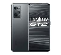 realme GT2 5G Smartphone Libre, Pantalla AMOLED de 120 Hz, Snapdragon 888 5G, Diseño inspirado en papel, Gran batería de 5000 mAh, Carga SuperDart de 65 W, Dual SIM, 12+256 GB, Acero Negro