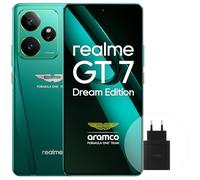 realme GT7 5G Smartphone,16+512GB,Aston Martin Green,Batería 7000 mAh,Carga 120W,Procesador Dimensity 9400e,IMX906 50MP Cámara,AI Planner(existencias limitadas) Garanzia Standard di 3 Anni