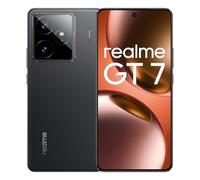 realme GT7 5G Smartphone con Dimensity 9400e Flagship Chipset, 50MP IMX906 OIS Camera, 7000mAh Titan Battery, 120W Fast Charge, 6000nits Pro-Esports Display, IP69, Android 15, 12+256GB - Negro