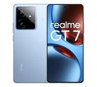realme GT7 5G Smartphone con Dimensity 9400e Flagship Chipset, 50MP IMX906 OIS Camera, 7000mAh Titan Battery, 120W Fast Charge, 6000nits Pro-Esports Display, IP69, Android 15, 12+256GB - Azul