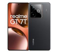 realme GT7T 5G Smartphone 12+256GB, Cámara IMX896 Flagship, Chipset MTK8400-MAX Flagship, Pantalla Pro-Esports 6.78'' 120Hz, Batería 7000mAh, Ultra Charge 120W, IP69, GT Boost, Android 15-Negro
