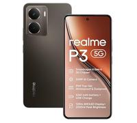 realme P3 5G Smartphone 8+256GB,Snapdragon 6 Gen 4 Chipset,Batería de 5000mAh,Cámara de 50MP AI,Pantalla de 120Hz AMOLED Esports,NFC,Dual Sim,IP69,Gris