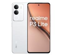 realme P3 Lite Smartphone 8+256GB,Batería de 6000 mAh,Pantalla cómoda para la Vista de 120 Hz,cámara AI de 50 MP,Doble Tarjeta SIM,Blanco