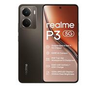 realme P3 Smartphone 12+512GB, Gris Cometa, Pantalla de 6.67 Pulgadas, Refresco de 120Hz, Batería de 5260mAh, Cámara IA de 50MP, Snapdragon 6 Gen 4 Chipset, IP69