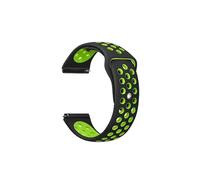 Realme Techlife Watch S100 Correa con Agujeros, Silicona Bicolor, Verde | Color: Verde