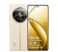 realme Teléfono Móvil 12 Pro+ 5G 12 + 512GB, Cámara periscopio para Retratos, Sony IMX890 con OIS, Procesador Snapdragon® 7s de 2ª generación 5G, Pantalla de visión Curva de 120Hz, Navigator Beige