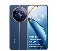 realme Teléfono Móvil 12 Pro+ 5G 12 + 512GB, Cámara periscopio para Retratos, Sony IMX890 con OIS, Procesador Snapdragon® 7s de 2ª generación 5G, Pantalla de visión Curva de 120Hz, Submarine Blue