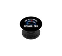 Realmente Amo al Titanic Icebearg RMS Titanic Lover PopSockets PopGrip Adhesivo