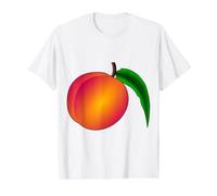Realmente Amo Las nectarinas - Nectarina melocotón Fruta Camiseta gráfica económica, Hombre, Blanco, M