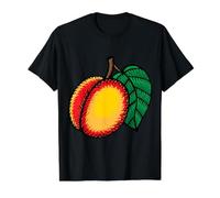 Realmente Amo Las nectarinas - Nectarina melocotón Fruta Camiseta gráfica económica, Hombre, Negro, L