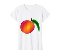 Realmente Amo Las nectarinas - Nectarina melocotón Fruta Camiseta gráfica económica, Mujer, Blanco, S