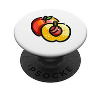 Realmente Amo Las nectarinas - Nectarina melocotón Fruta PopSockets PopGrip Adhesivo