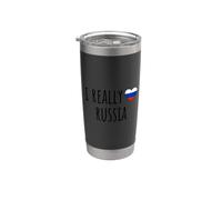 Realmente amo Rusia Vaso térmico de acero inoxidable de doble pared