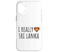 Realmente amo Sri Lanka Carcasa para iPhone 16 Plus