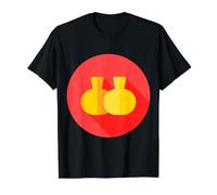 Realmente como Baozi Comida China Dim Sum Bollos al Vapor Camiseta gráfica económica, Hombre, Negro, L