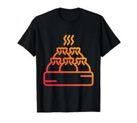 Realmente como Baozi Comida China Dim Sum Bollos al Vapor Camiseta gráfica económica, Hombre, Negro, S