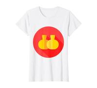 Realmente como Baozi Comida China Dim Sum Bollos al Vapor Camiseta gráfica económica, Mujer, Blanco, XS