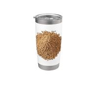 Realmente como comino - Semillas de comino - Especias de comino divertidas Vaso térmico de acero inoxidable de doble pared