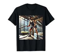Realmente como Cuerdas de Batalla: Cuerda de Batalla Battlerope Fitness Camiseta gráfica económica, Hombre, Negro, XL