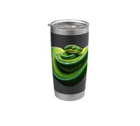 Realmente como Green Tree Pythons Python Vaso térmico de acero inoxidable de doble pared
