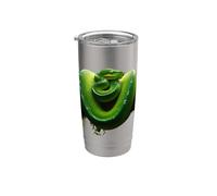 Realmente como Green Tree Pythons Python Vaso térmico de acero inoxidable de doble pared