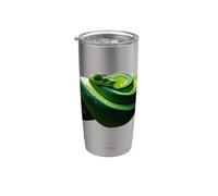 Realmente como Green Tree Pythons Python Vaso térmico de acero inoxidable de doble pared